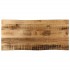 Tablero de mesa borde natural madera maciza mango 100x40x3,8