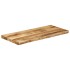 Tablero de mesa borde natural madera maciza mango 100x40x3,8
