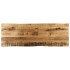 Tablero de mesa borde natural madera maciza mango 120x40x3,8