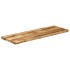 Tablero de mesa borde natural madera maciza mango 120x40x3,8