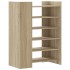 Mueble zapatero madera ingeniería roble Sonoma 74,5x37,5x100