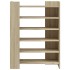 Mueble zapatero madera ingeniería roble Sonoma 74,5x37,5x100