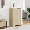 Mueble zapatero madera ingeniería roble Sonoma 52x37,5x100 cm