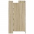 Mueble zapatero madera ingeniería roble Sonoma 52x37,5x100