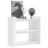 Mesa consola de madera de ingeniería blanca 100x35x90