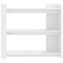 Mesa consola de madera de ingeniería blanca 100x35x90