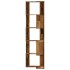 Estantería de esquina 5 niveles madera envejecida 50x50x179