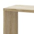 Estantería de pared de esquina madera roble Sonoma 45x45x147