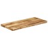 Tablero de mesa borde natural madera maciza mango 90x40x2,5
