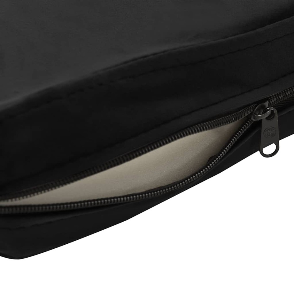 Sofá para perros felpa negro 72x45x30