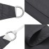 Toldo de vela rectangular tela Oxford gris antracita 4x5