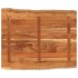 Tablero de mesa rectangular borde natural acacia 90x80x2,5