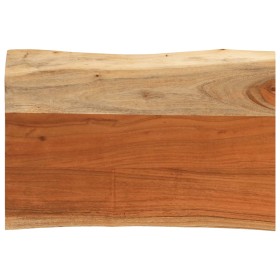 Tablero de mesa rectangular borde natural acacia 70x40x3,8