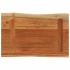 Tablero de mesa rectangular borde natural acacia 70x40x3,8
