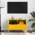 Mueble para TV acero amarillo mostaza 68x39x50,5