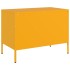 Mueble para TV acero amarillo mostaza 68x39x50,5