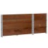 Jardinera de madera maciza de pino marrón 100x50