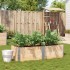 Jardinera de madera maciza de pino 150x50