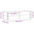 Jardinera de madera maciza de pino 150x50