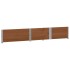 Jardinera de madera maciza de pino marrón 150x100