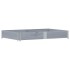 Jardinera de madera maciza de pino gris 150x100