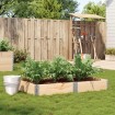 Jardinera de madera maciza de pino 150x100 cm