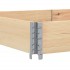 Jardinera de madera maciza de pino 150x100