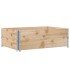 Jardinera de madera maciza de pino 120x80