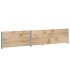 Jardinera de madera maciza de pino 120x80