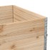 Jardinera de madera maciza de pino 120x80