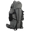 Mochila de senderismo tela oxford gris 60 l