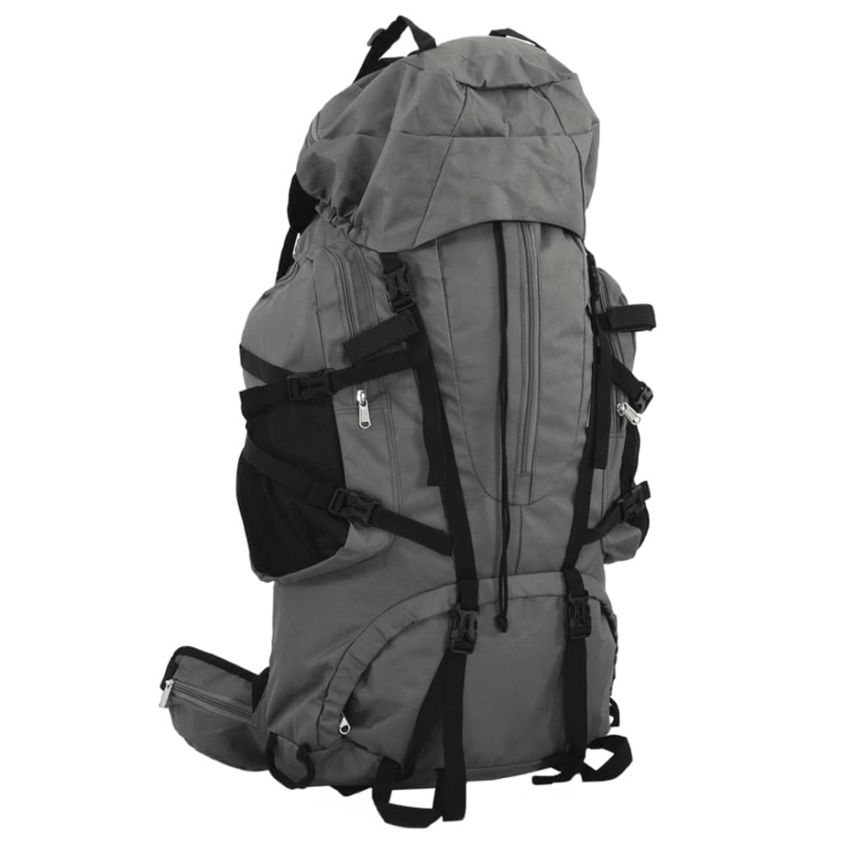Mochila de senderismo tela oxford gris 80