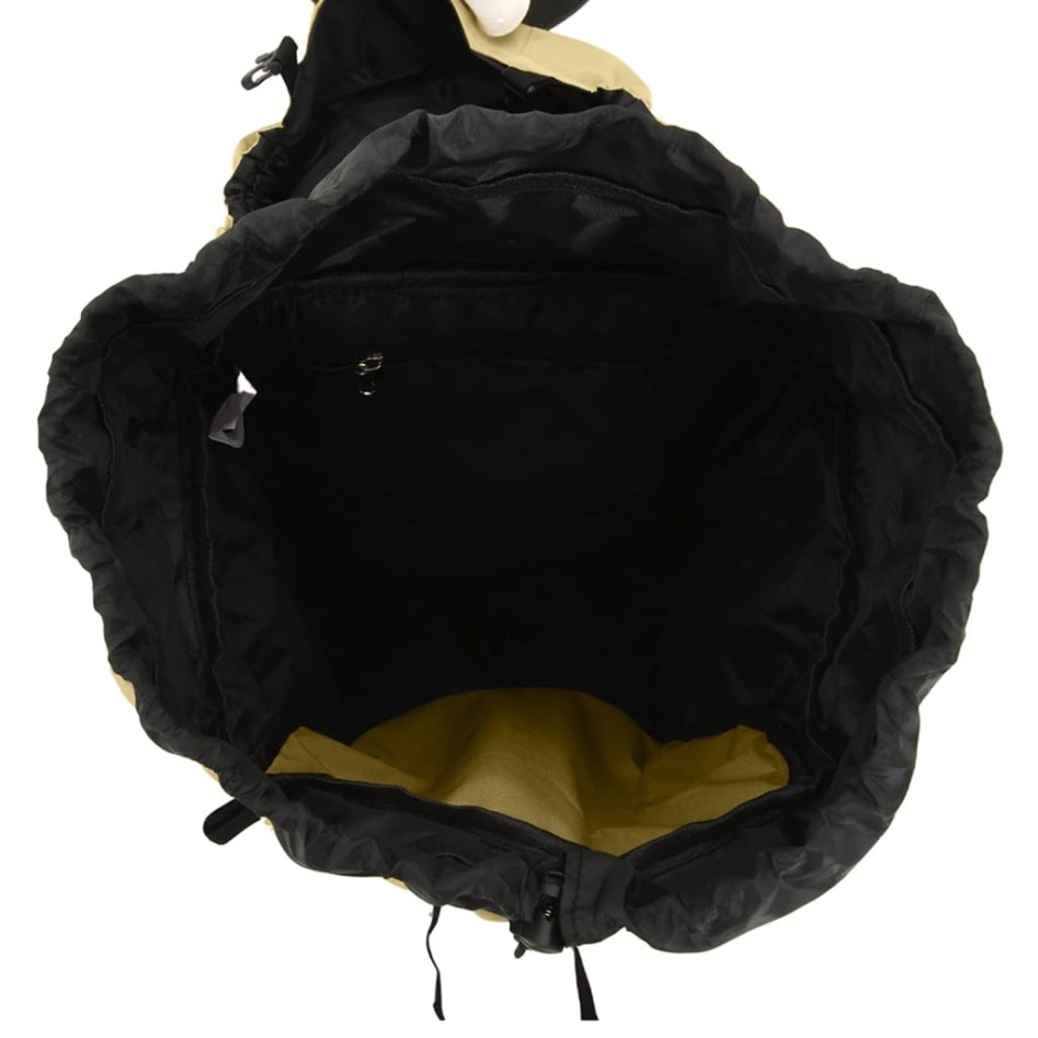 Mochila de senderismo tela oxford caqui 100