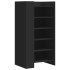 Mueble zapatero madera de ingeniería negro 52x37,5x100