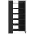 Mueble zapatero madera de ingeniería negro 52x37,5x100