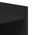 Mueble zapatero madera de ingeniería negro 52x37,5x100