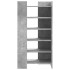 Mueble zapatero madera ingeniería gris hormigón 52x37,5x100