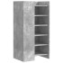 Mueble zapatero madera ingeniería gris hormigón 52x37,5x100
