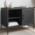 Mueble de TV acero negro 68x39x50,5