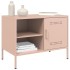 Mueble de TV acero rosa 68x39x50,5