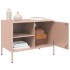 Mueble de TV acero rosa 68x39x50,5