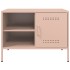 Mueble de TV acero rosa 68x39x50,5