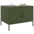 Mesa de centro acero verde oliva 68x50x50,5