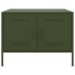 Mesa de centro acero verde oliva 68x50x50,5