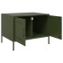 Mesa de centro acero verde oliva 68x50x50,5