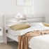 Cabecero de cama con estantes madera maciza pino blanco 140