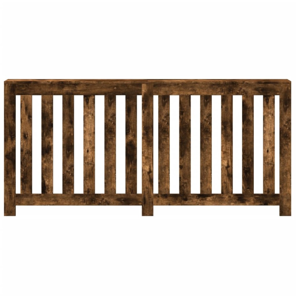 Cubierta de radiador madera color roble ahumado 175x20x82