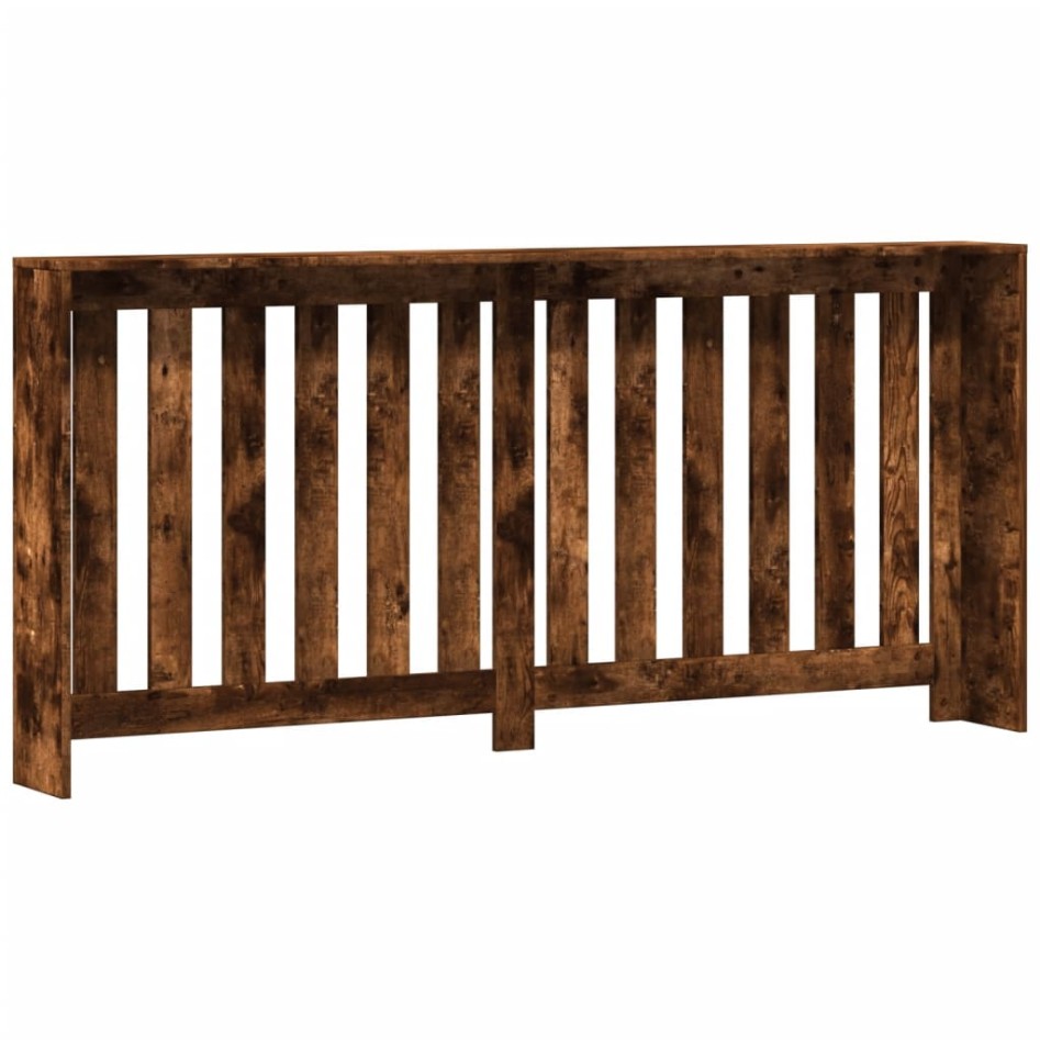 Cubierta de radiador madera color roble ahumado 175x20x82