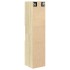 Armario de baño madera ingeniería roble Sonoma 30x30x130