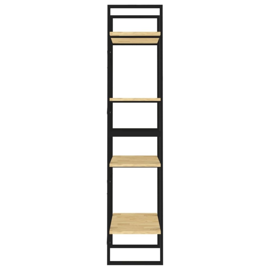 Estantería de 4 niveles madera maciza de pino 60x30x140